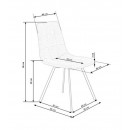 Стул HALMAR K402 серый/черный